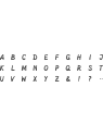 Heyda Stempelset Alphabet · 30teilig · Motivgröße ca. 1,5 x 1,5 cm
