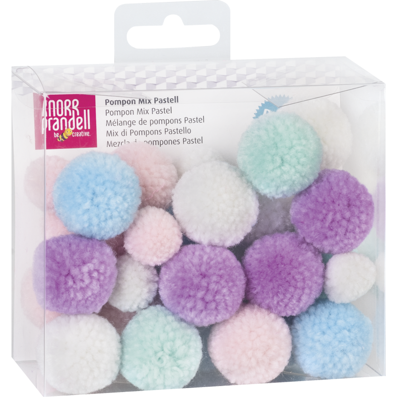 KNORR prandell · Pompon Mix Pastell · 30St