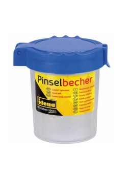 idena · Wasserbecher aus Kunststoff mit Deckel  · praktisch für Schule und Kindergarten