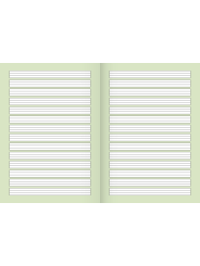 BRUNNEN Schulheft · DIN A4 · Lineatur 1 · liniert - 1. Schuljahr · Kontrastlineatur · 16 Blatt · Umweltpapier