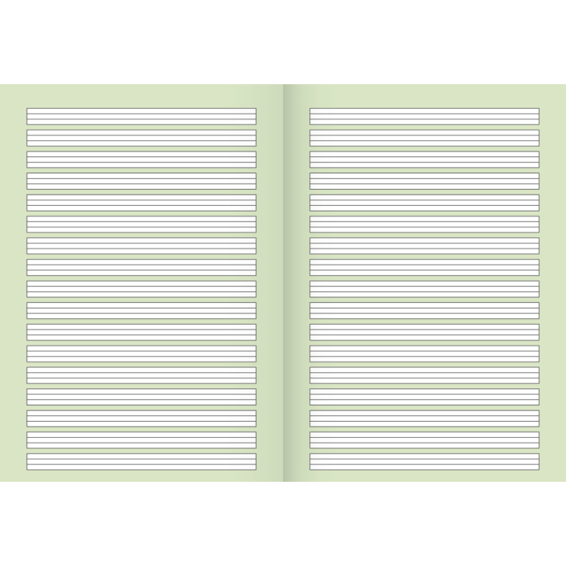 BRUNNEN Schulheft · DIN A4 · Lineatur 2 · liniert - 2. Schuljahr · Kontrastlineatur · 16 Blatt · Umweltpapier