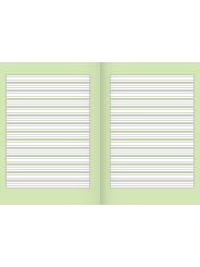 BRUNNEN Schulheft · DIN A5 · Lineatur 2 · liniert - 2. Schuljahr · Kontrastlineatur · 16 Blatt · Umweltpapier