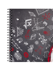 LANDRÉ Collegeblock · A4 · 80 Blatt · Lineatur 22 · kariert · ohne Rand