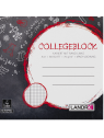 LANDRÉ Collegeblock · A4 · 80 Blatt · Lineatur 22 · kariert · ohne Rand