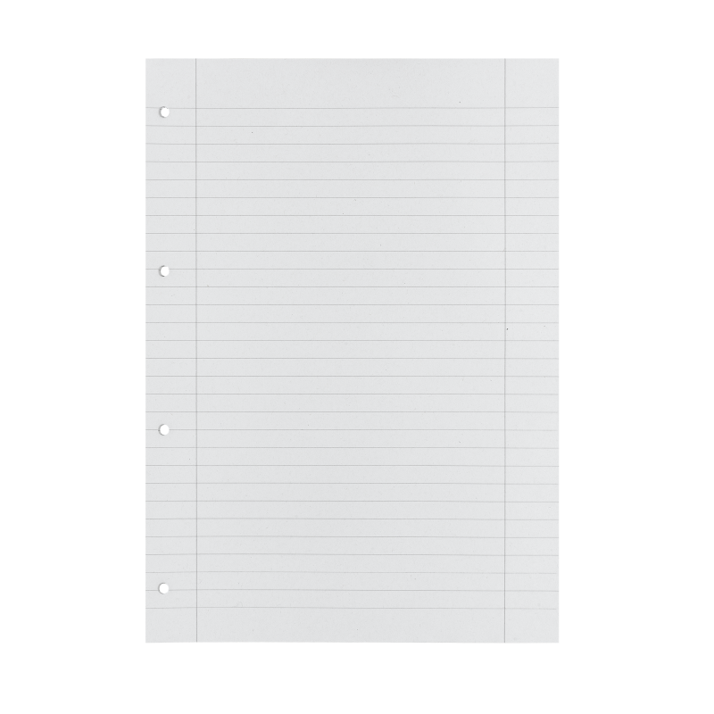 LANDRÉ Recycling-Collegeblock · A4 · 80 Blatt · Lineatur 27 · liniert · Doppelrand