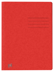 Oxford Top File + A4 Schnellhefter · exklusiver 390 g/m² Multi´Strat™ Karton· DIN A4 · rot