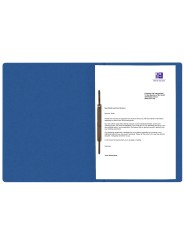 Oxford Top File + A4 Schnellhefter · exklusiver 390 g/m² Multi´Strat™ Karton· DIN A4 · dunkelblau