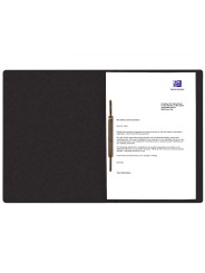 Oxford Top File + A4 Schnellhefter · exklusiver 390 g/m² Multi´Strat™ Karton· DIN A4 · schwarz