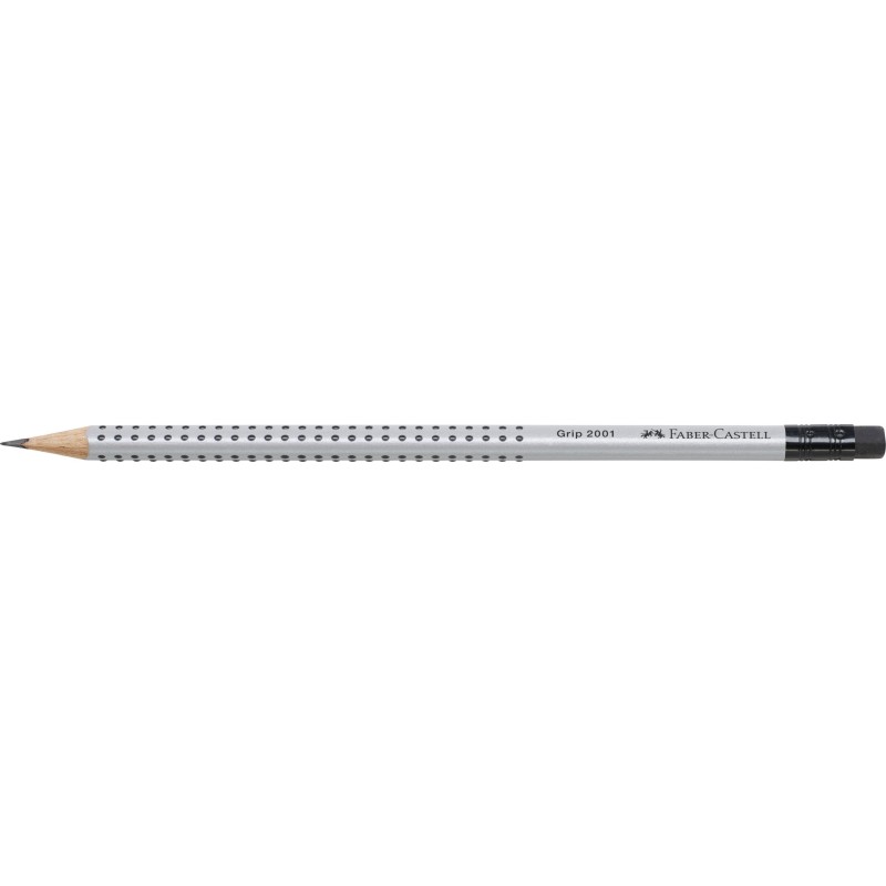 Faber-Castell Bleistift · GRIP 2001 · mit Radierer · HB