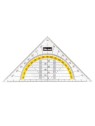 idena Geometrie-Dreieck · 14 cm · transparent