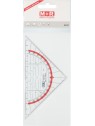 M+R Geo-Dreieck · 16cm · glasklar