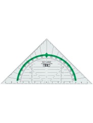 M+R Geo-Dreieck GreenLine · 16cm · glasklar