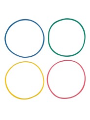 idena Gummiringe · 80 Stück