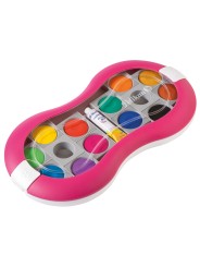 Pelikan Deckfarbkasten Space+ · 12 Farben und Deckweiß · magenta