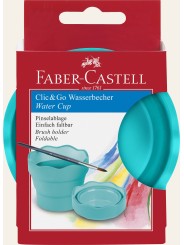 Faber-Castell · Wasserbecher CLIC & GO · türkis