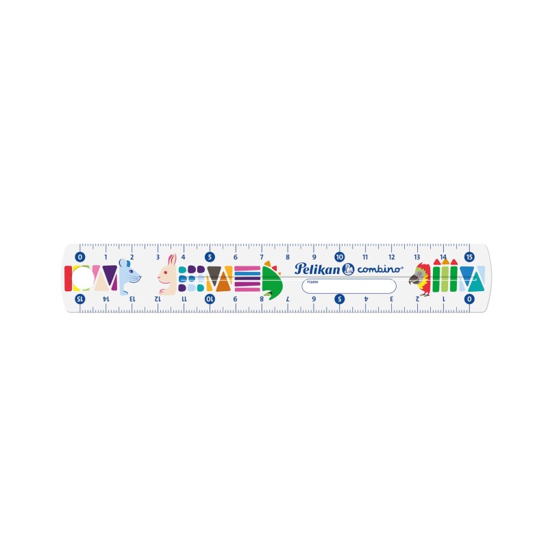 Pelikan Lineal combino · kurz · 15 cm · Links-/Rechtshänder geeignet