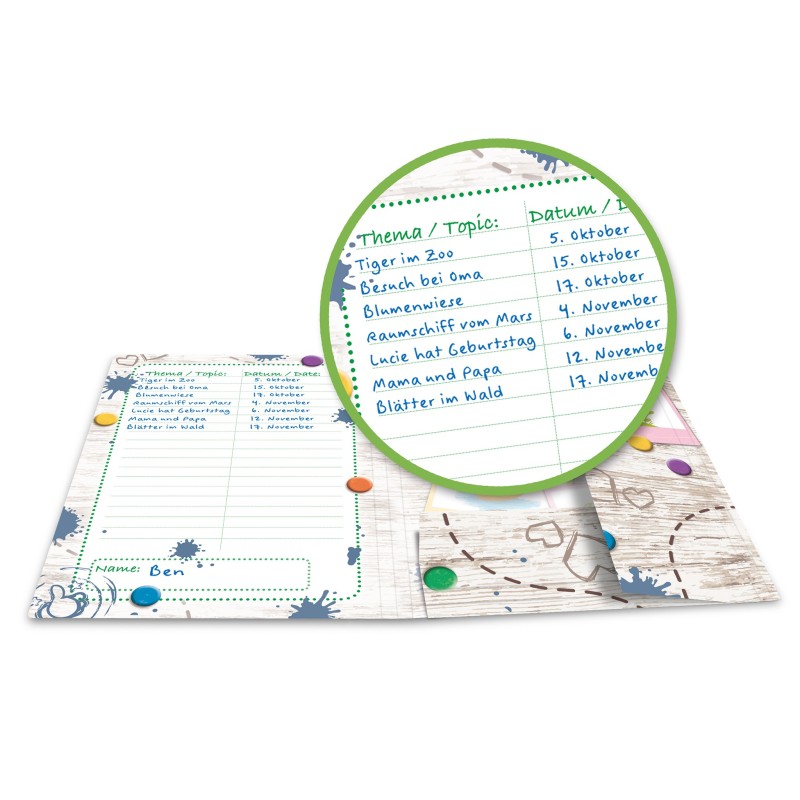 HERMA Sammelmappe · A3 · Karton · Dinos