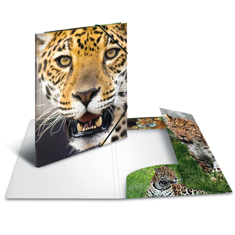 HERMA Sammelmappe · A3 · PP · Tiere · Leopard