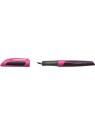 STABILO® Füller Flow "SPORTY" · Ergonomischer Schulfüller · pink / schwarz