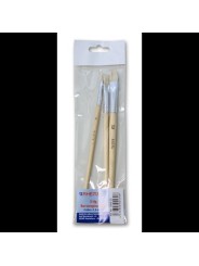 Rheita Borstenpinsel-Set · 3-teilig · Größen 4 - 8 - 12