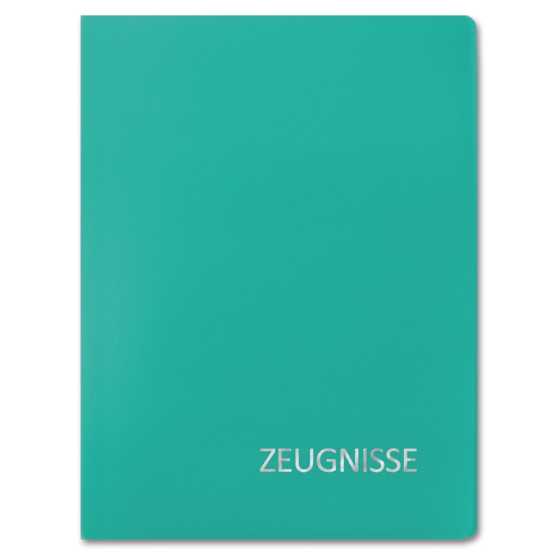 ROTH Zeugnismappe A4 · 20 Hüllen · türkis