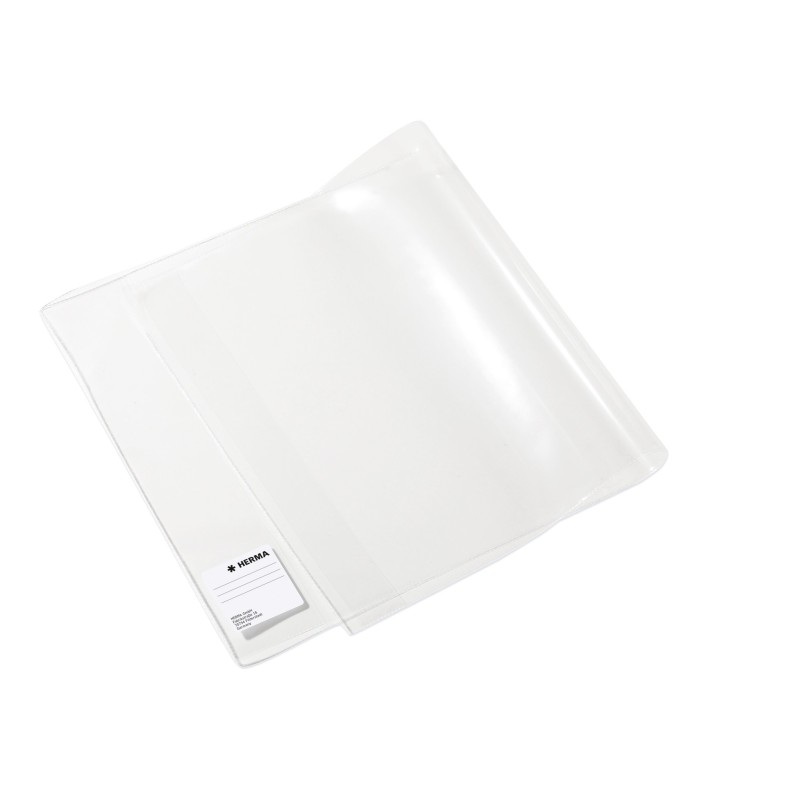 HERMA Buchschoner BASIC · Höhe 23 cm · PP · transparent · farblos