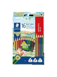 STAEDTLER® Buntstifte Noris® colour · Dreikant · 16 Stifte in 12 Farben