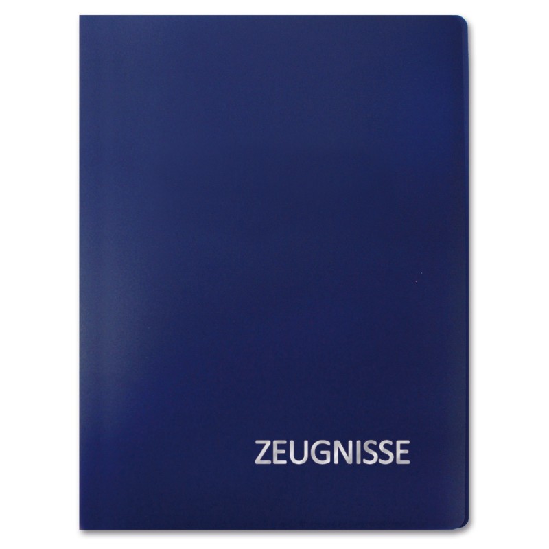 ROTH Zeugnismappe A4 · 20 Hüllen · blau