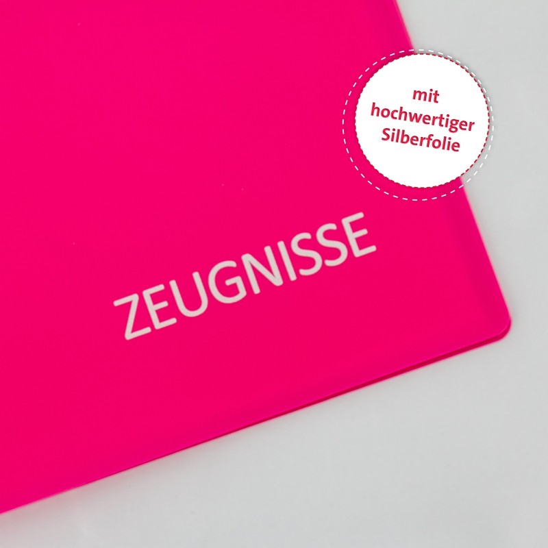ROTH Zeugnismappe A4 · 20 Hüllen · magenta