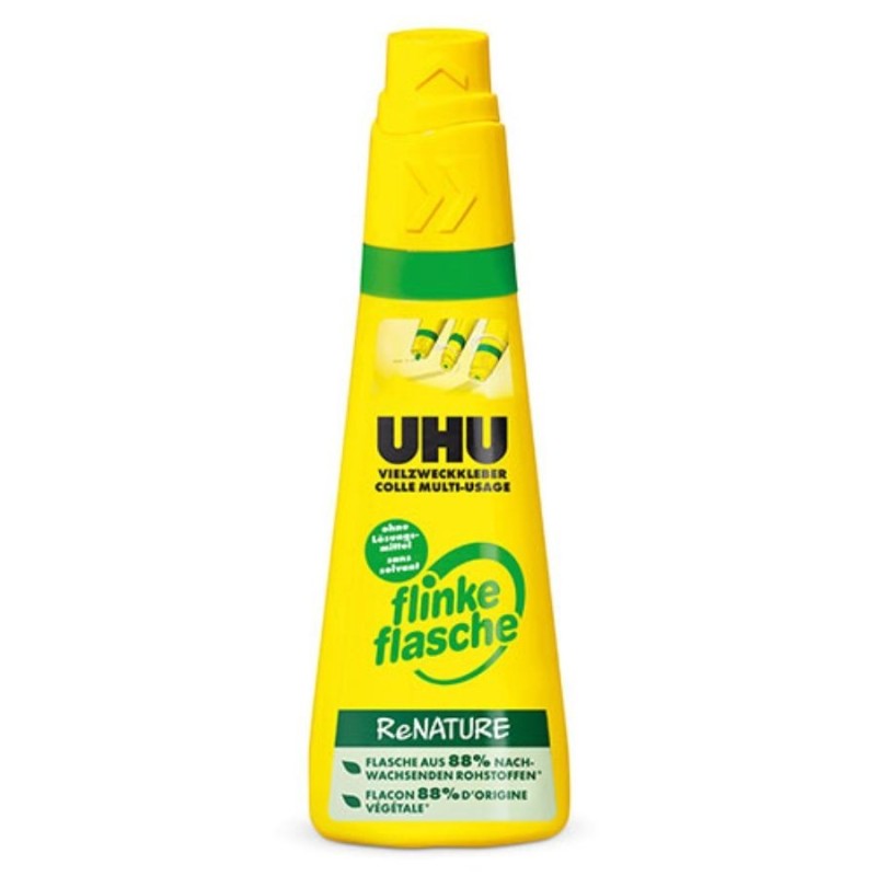 Flüssigkleber · UHU  flinke flasche · Inhalt 100 g