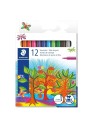 STAEDTLER® Fasermaler Noris® · 12 Farben