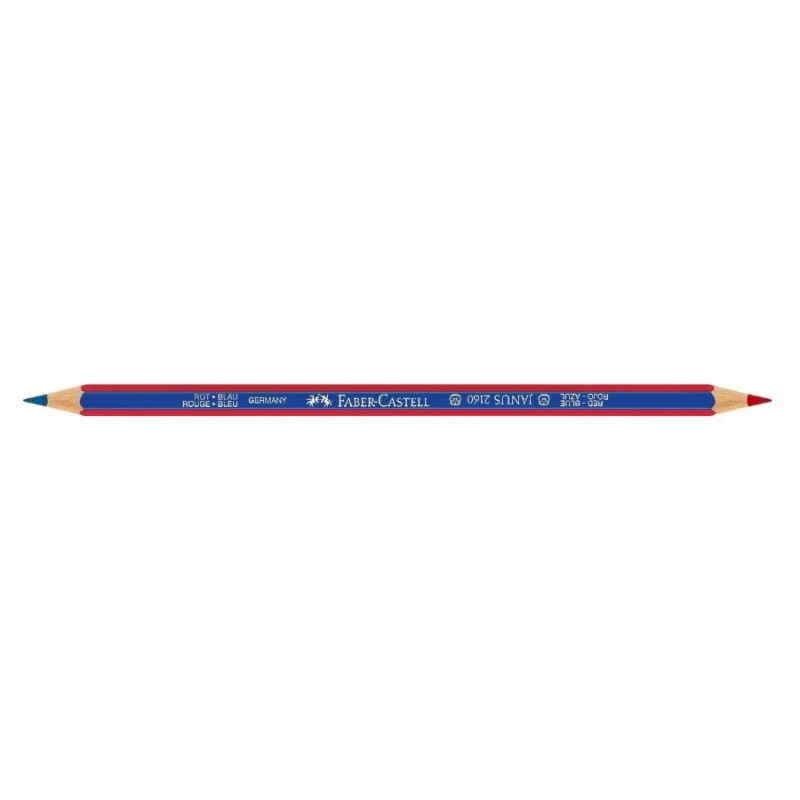Silbenstift Silbentrennstift rot-blau Faber Castell
