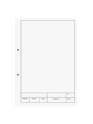 BRUNNEN Kieserblock 12 · unliniert/blanko · 25 Bl · extrastarkes Papier 150g/m²