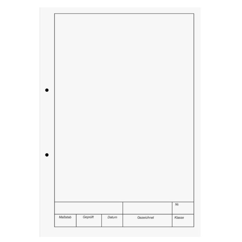 BRUNNEN Kieserblock 12 · unliniert/blanko · 25 Bl · extrastarkes Papier 150g/m²