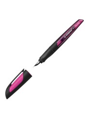 Ergonomischer Schulfüller STABILO® EASYbuddy · schwarz/magenta · Feder M
