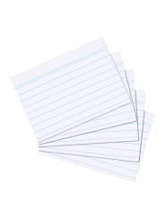 herlitz  Karteikarte A6 liniert weiß 100St