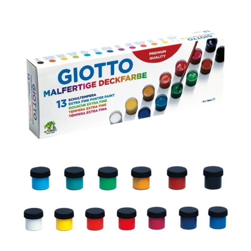 Giotto Schultemperafarben · 13 Töpfchen