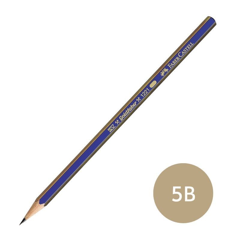 Faber-Castell Bleistift goldfaber 1221· 5B