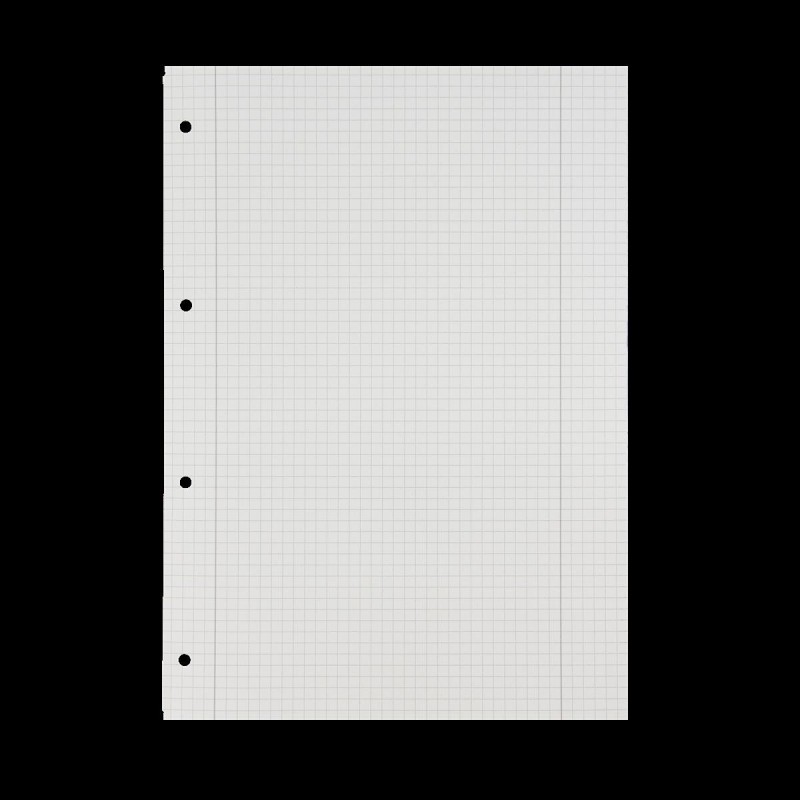 LANDRÉ Recycling-Collegeblock · A4 · 80 Blatt · Lineatur 28 · kariert · Doppelrand