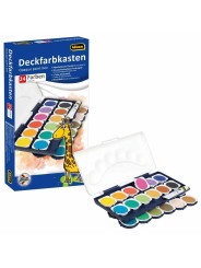 Idena Deckfarbkasten · inkl. Deckweiß · 24 Farben