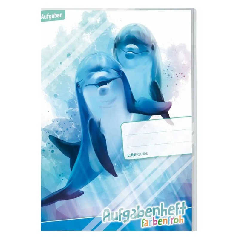 häfft Verlag Hausaufgabenheft · Delfine · A5