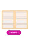 Landré Schulheft A4 · Lineatur 1 · 80 g/m² · 16 Blatt