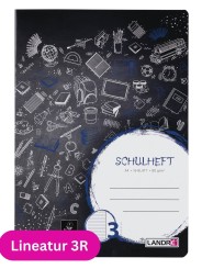 Landré Schulheft A4 · Lineatur 3R · 80 g/m² · 16 Blatt