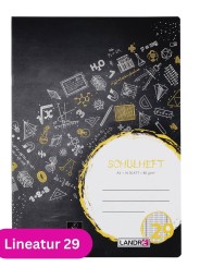 Landré Schulheft A4 · Lineatur 29 · 80 g/m² · 16 Blatt