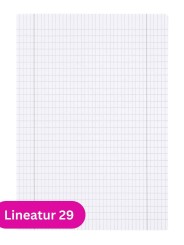 Landré Schulheft A4 · Lineatur 29 · 80 g/m² · 16 Blatt