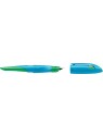 STABILO® Ergonomischer Schulfüller STABILO® EASYbirdy · Feder A · himmelblau/grasgrün · Rechts-/Linkshänder
