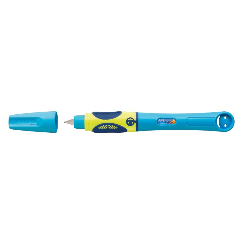 Pelikan Schulfüller Griffix P2NBR/L · Farbe: neonfreshblue · Feder A (Anfänger) · Rechts-/Linkshänder
