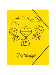 Pagna Postmappe ·  Jurismappe / Sammelmappe A4 · gelb ·  PP-Kunststoff