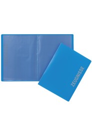 Pagna Zeugnismappe A4 · 10 Hüllen · blau