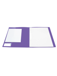 HERMA Schnellhefter · DIN A4 · stabile PP-Folie · vollfarbig · violett / lila